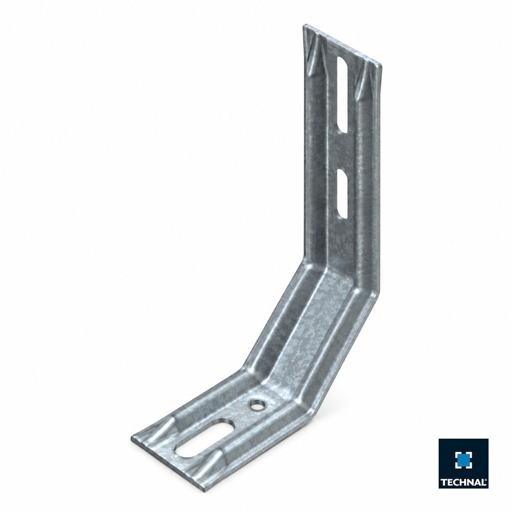 Escuadra de fijación TECHNAL TCZ33343 de 95 x 147 mm para sistemas SOLEAL Next