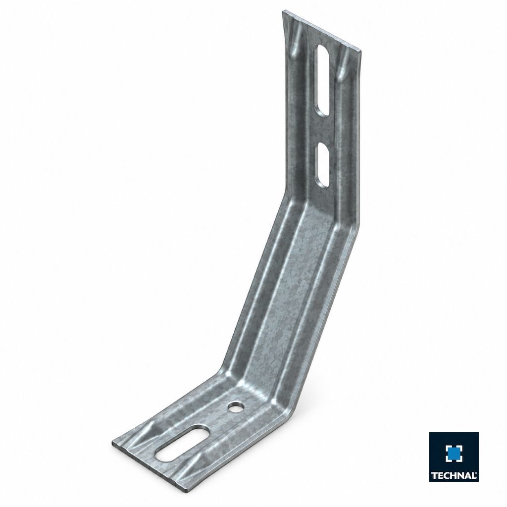 Escuadra de fijación TECHNAL 95 x 167 mm para sistemas SOLEAL Next