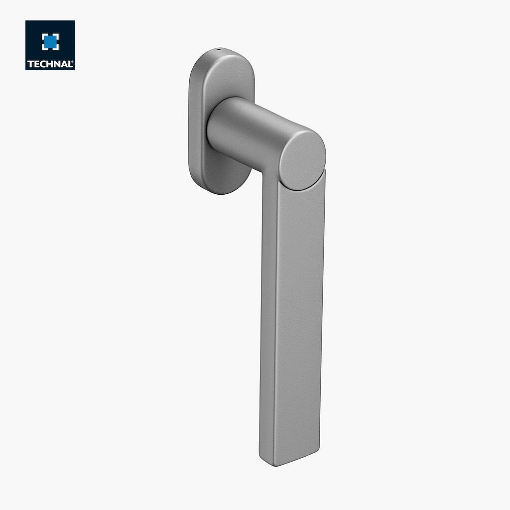 Round handle TECHNAL TCZ61001 silver, Soleal FY