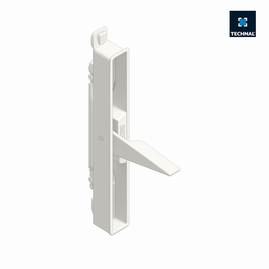 Flush handle TECHNAL TCZ61062 white, window Soleal NexT