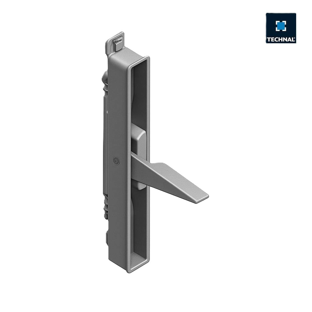 Flush handle TECHNAL TCZ61062 silver, window Soleal NexT