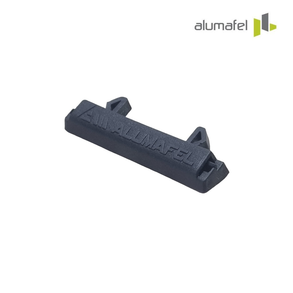 Deflector con válvula ALUMAFEL TFL3801 negro – estanqueidad ventana puerta aluminio batiente corredera