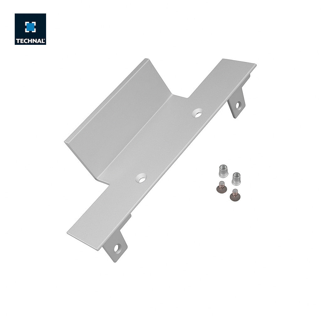 Pull handle TECHNAL TGA3606 silver, sliding door Lumeal GA