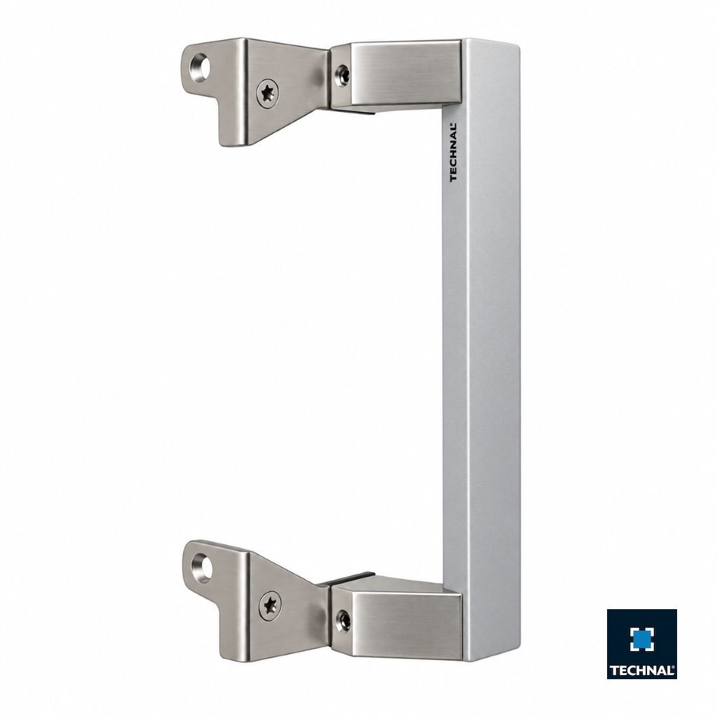 TGA3618 tirador inclinado plata XFITSILVER para puerta corredera Lumeal TECHNAL