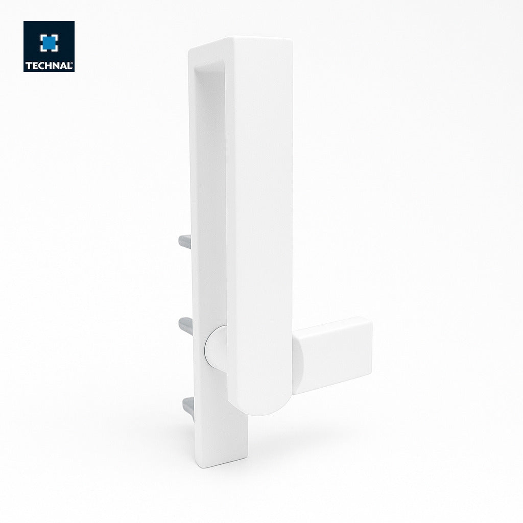 Flush pull handle TECHNAL TGY3606 white, sliding Soleal GY