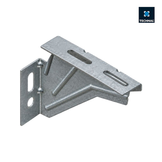 TECHNAL TGY3729 galvanized steel fixing bracket, 130 x 100 mm