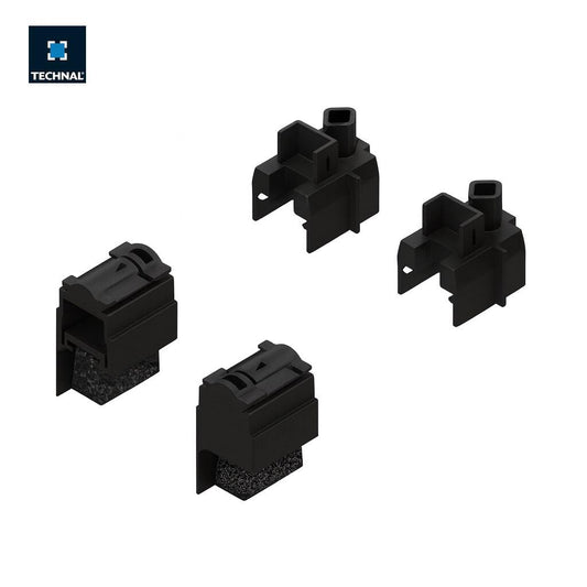 TGY3811 Conjunto tapones 4 hojas TECHNAL