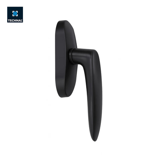 Manilla cremona reversible TECHNAL TKF037 negra – ventana balconera Saphir FX FXi aluminio