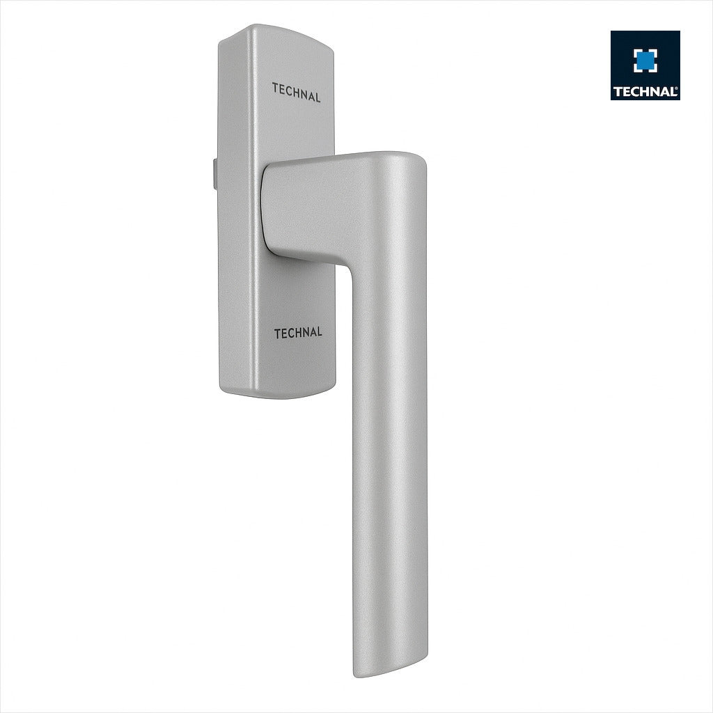 Poignée oscillo-battante droite TECHNAL TKF800 argent, Saphir FX Unicity