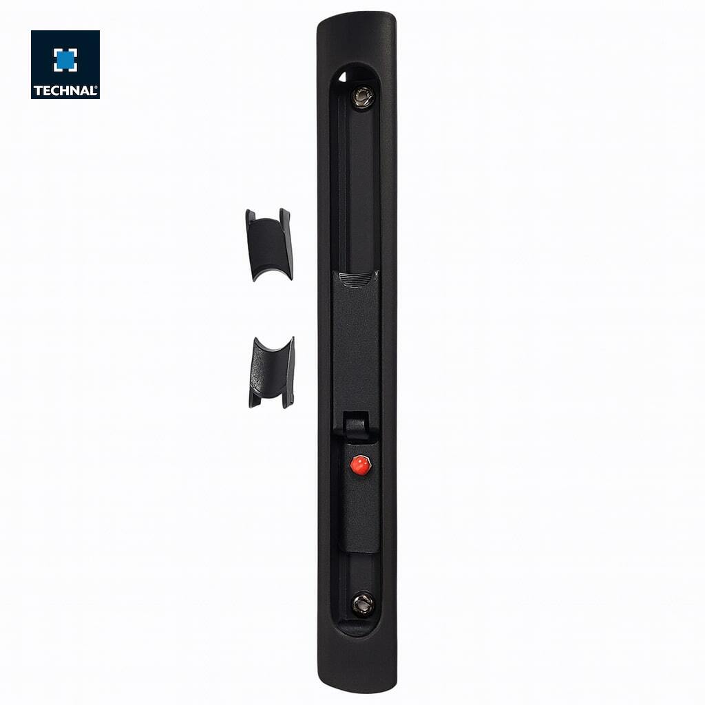 Lever lock TECHNAL TKG008 black, sliding Saphir GX/GXi