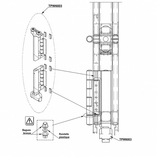 TPW6003 Ensemble de bogies TECHNAL