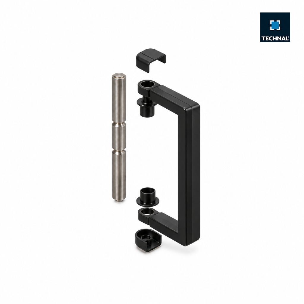 TECHNAL TPW6006 pull handle in black, Ambial PW folding door