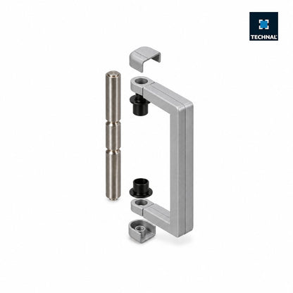 TECHNAL TPW6006 pull handle in XFit Silver, Ambial PW folding door