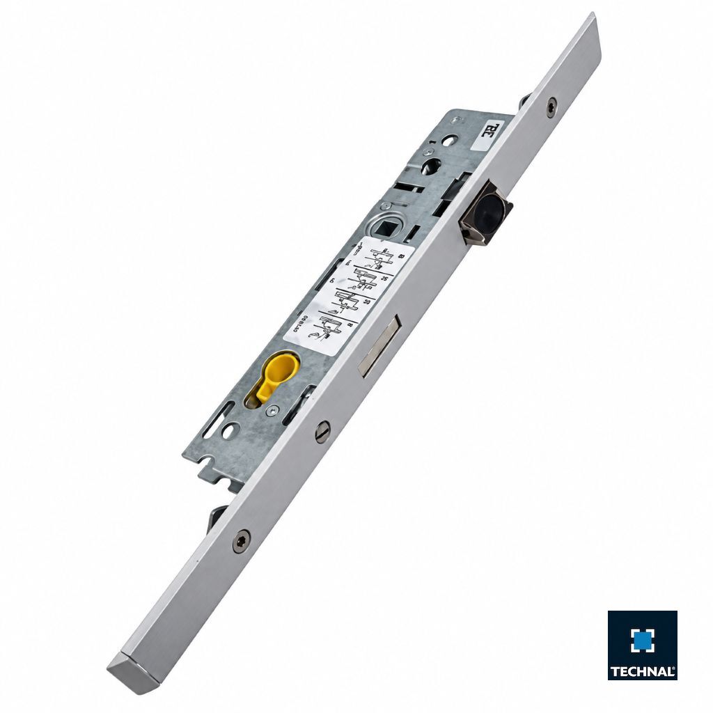 Cerradura reforzada de 3 puntos relevage TECHNAL TPY3716 para puerta SOLEAL PY 55