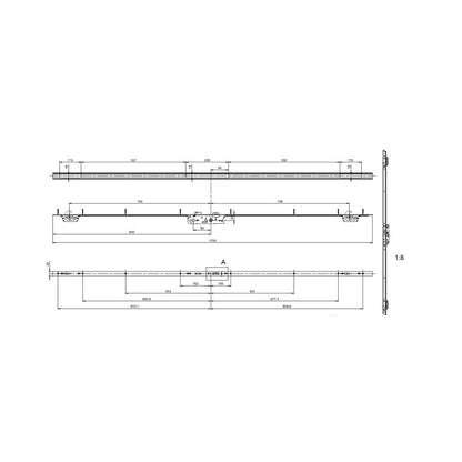 TPY6007 TECHNAL 3 locking points operated handle