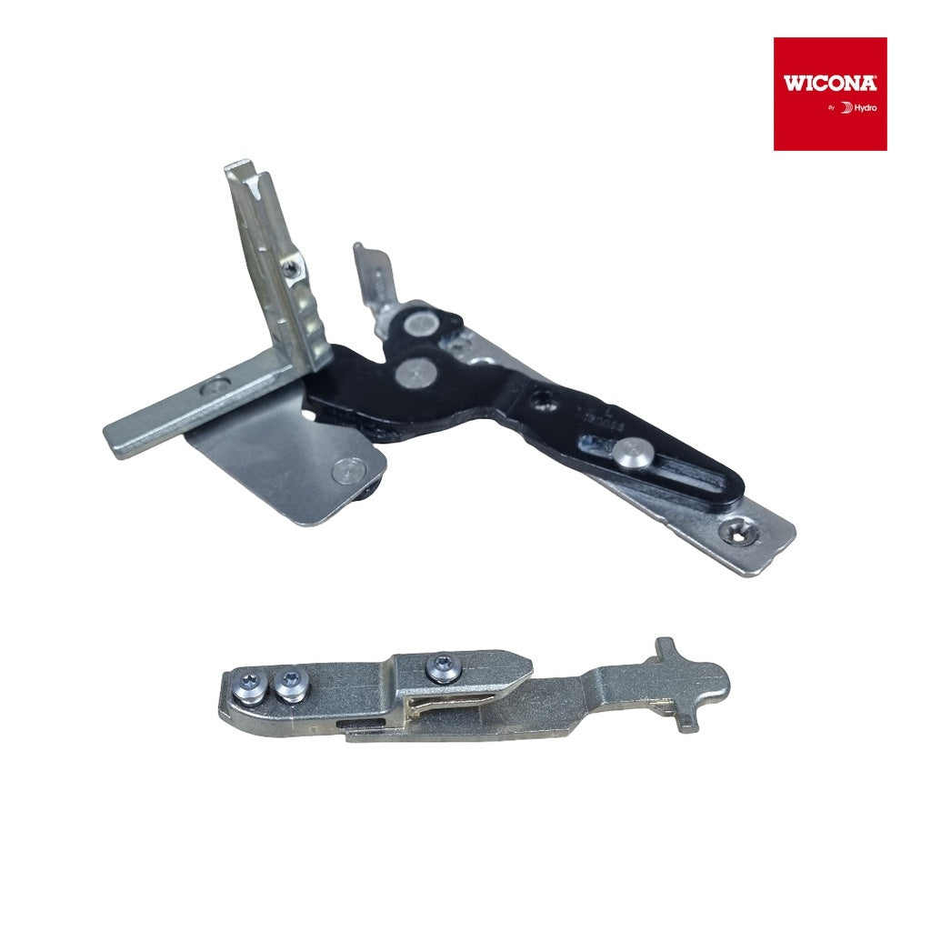 W6110035 Articulación inferior izquierda 110kg WICONA