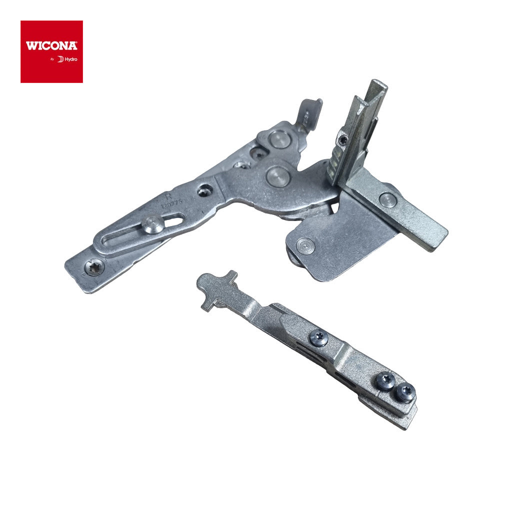 Concealed hinge detail WICONA W6110036, Wicline NG